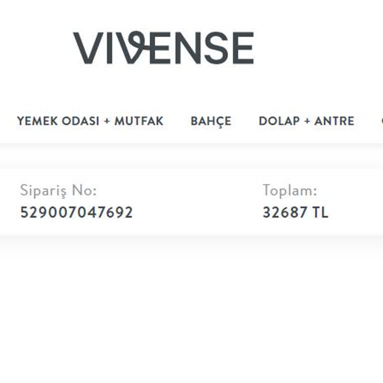 Vivense 45 Gündür Siparişimi Getirmiyor, İletişim Kurmuyor!