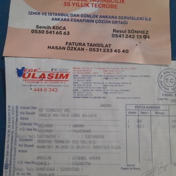 Ege Ulaşım Taşımacılık Kargo Sürecinde Ürün Hasarı