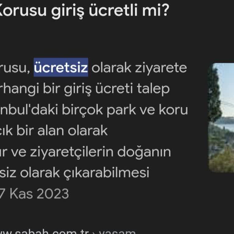 Mihrabat Korusu Ücretsiz Yazılan Koruya Giriş Ücretli Çıkınca Hayal Kırıklığı
