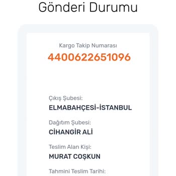 Aras Kargo Teslimat Sorunları