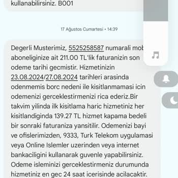 Türk Telekom'a Hat Kapama Ücreti