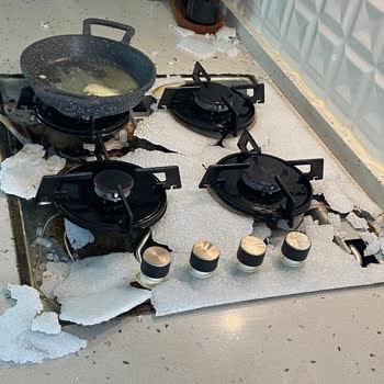 Silverline Cam Ocak Patladı!