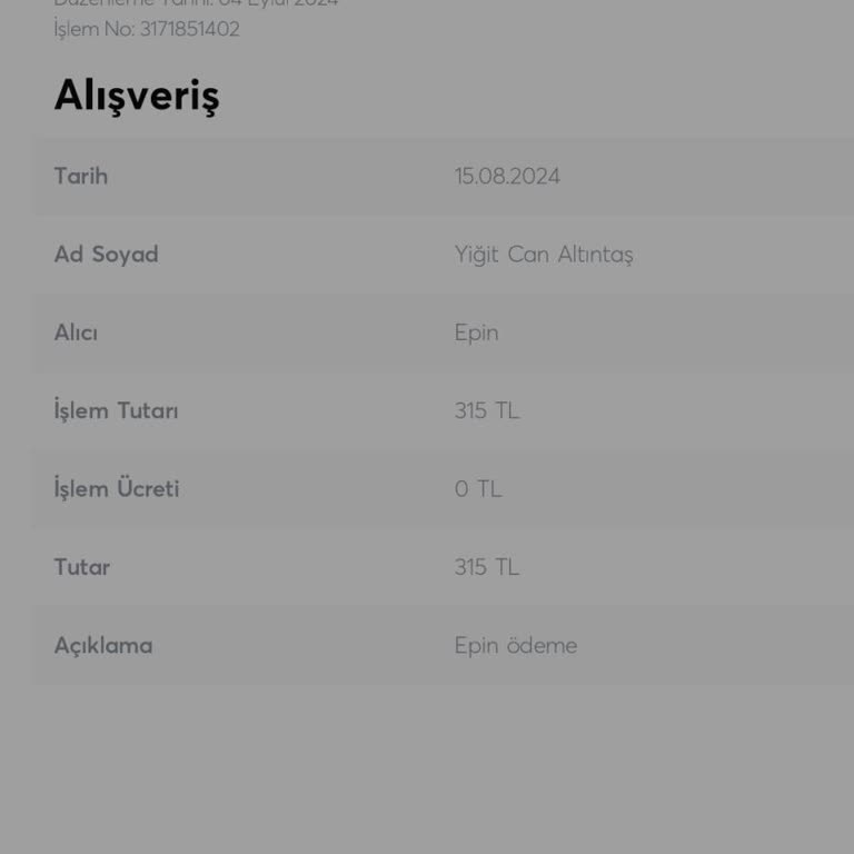 epin.com.tr Epin Üzerinden Alınan Ürün Teslim Edilmedi