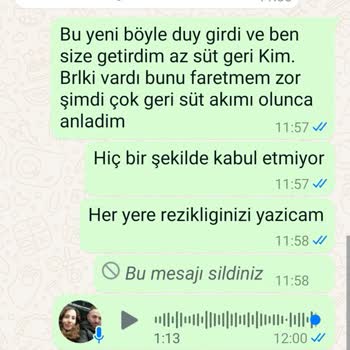 Mamajoo Sut Sağma Makinesi Küflü Süt İçirmişim Ürün Hatalı Bir Ürün