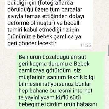 Mamajoo Sut Sağma Makinesi Küflü Süt İçirmişim Ürün Hatalı Bir Ürün