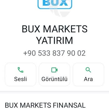 Bux Markets Yalanla Beni Yanıltıp Paralarımı Aldılar