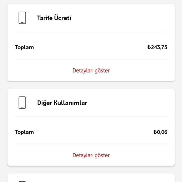 Faturada Belirsiz Ekstra Ücret Sorunu