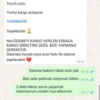 Chada Boutique Chada Butik Şikayet