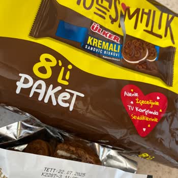 Ülker Kremalı Bisküvi İlaç Tadı