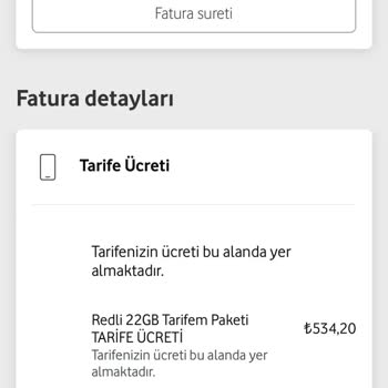 Vodafone'da Tarife Değişikliği Sonrası Fatura Şoku ve Müşteri Hizmetleri Çelişkisi