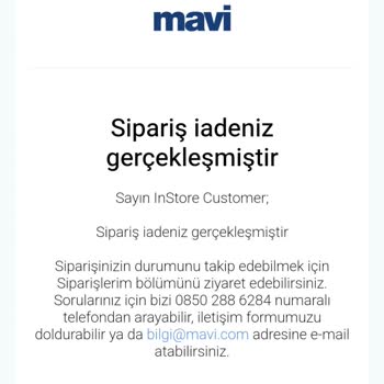 Maviden Aldığım Pantolon İade Edilmiş 😭