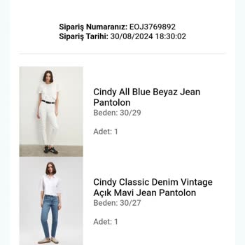 Maviden Aldığım Pantolon İade Edilmiş 😭
