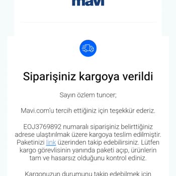 Maviden Aldığım Pantolon İade Edilmiş 😭