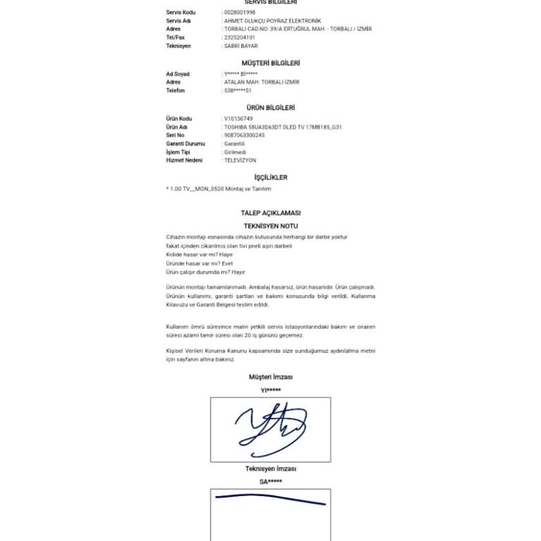 Migros Sanal Market Kusurlu TV