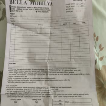 Bella Mobilya (Bursa) Kanepe İnsanı Yere Düşürüyor! Uyumak İçin Aldığımız Kanepe!
