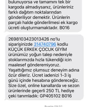 GAP Stokta Olmayan Ürünün Satışı Ve İndirim İptali