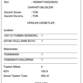 ECA Zeytinburnu Ercan Teknik'ten Yetersiz Kombi Tamiri