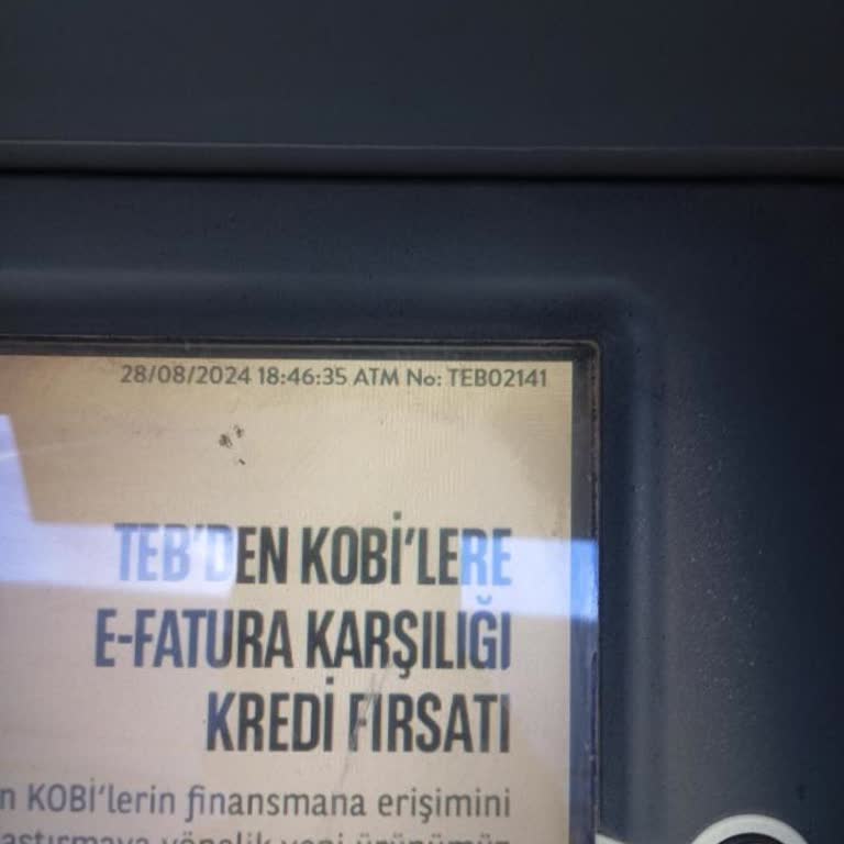 TEB Bankası ATM Para Yedi