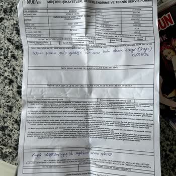 Modalife Yanlış Gönderilen Ürün Ve İlgisiz Teknik Servis