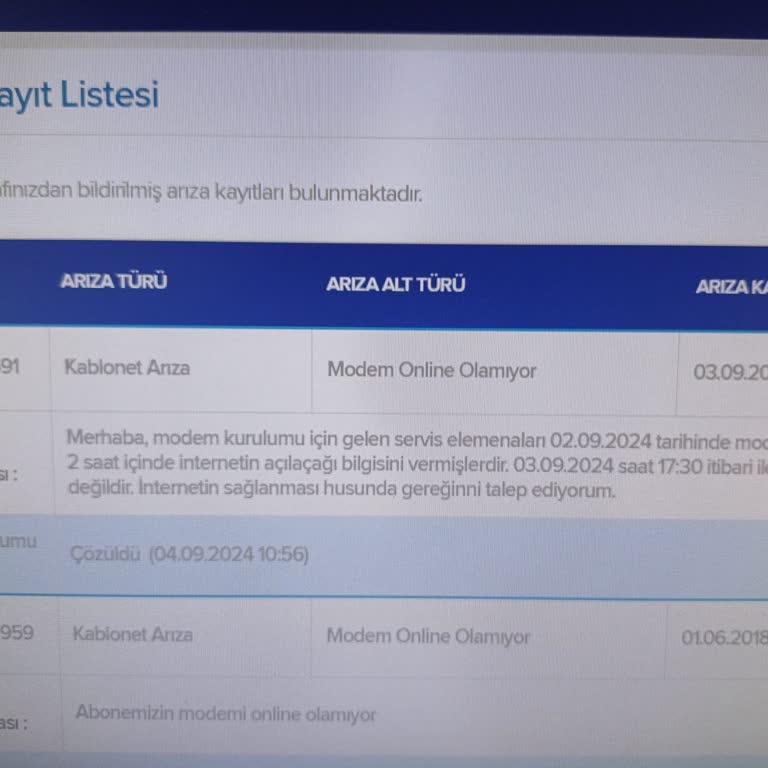 Kablo Net Modem Onayı Yapılmıyor!