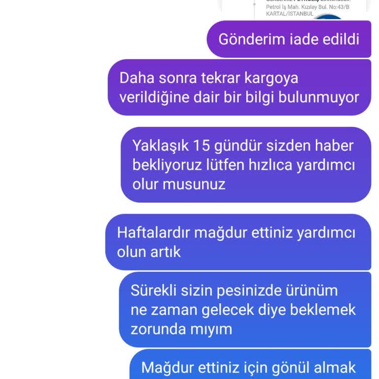 Torpido Koruma Store Sipariş Sonrası İletişim Ve Ürün Teslimatı Sorunu