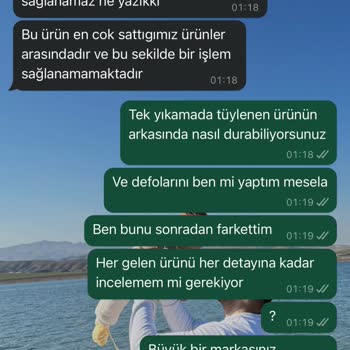 Ahel Tasarım Keten Takımda Kalite Sorunları Ve İlgisiz Müşteri Hizmetleri