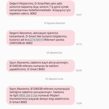 D-Smart Kurulum Ve Hizmet Sorunları