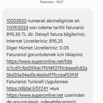Sürekli Artan Faturalar ve Çözüm Üretemeyen Superonline