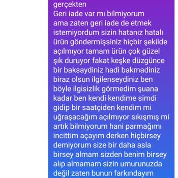 Classy Saat Hatalı Ürün Göndermişler