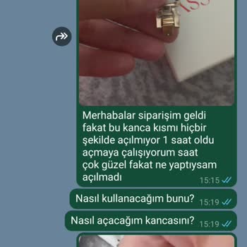 Classy Saat Hatalı Ürün Göndermişler
