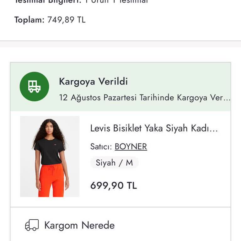 Boyner Online Alışverişinde Kayıp Kargo Ve İade Sorunu