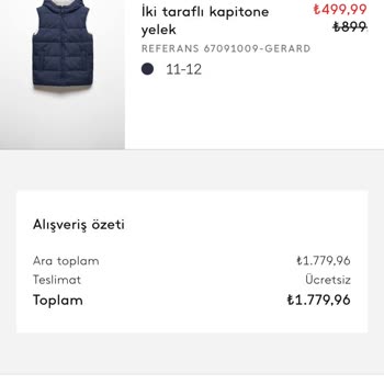 Mango'dan Aldığım Ürün Nerede?