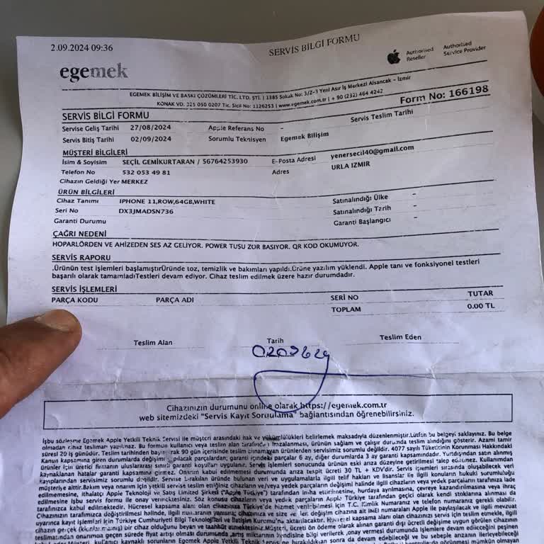 iPhone Apple Servisinden Hayal Kırıklığı: Garanti Kapsamında Çözülmeyen Sorunlar
