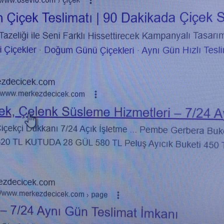 Merkez Çiçekçim Çiçek Siparişim Teslim Edilmedi Ve Param İade Edilmedi