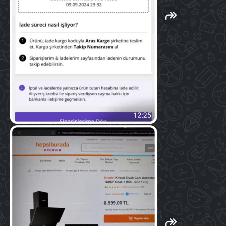 Aras Kargo İade Alınmama Sorunu