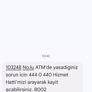 Yapı Kredi ATM Para Sıkışma Parayı Vermedi