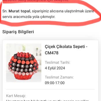 Çiçek Market Geç Ve Ezik Gelen BonnyFood