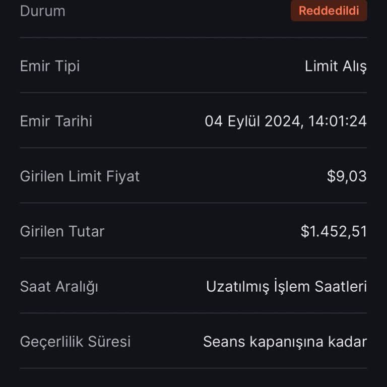 Midas Uygulamasında Hisse Alımında Yaşanan Sorunlar