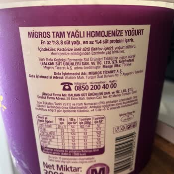 Migros Yoğurdundan Çıkan Sinek