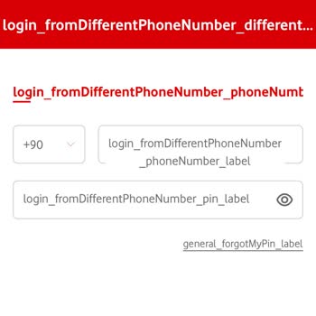 Vodafone Pay Uygulama Giriş Sorunu