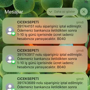 Fiyatı Yanlış Girdik Deyip Sipariş İptal Eden Çiçek Sepeti