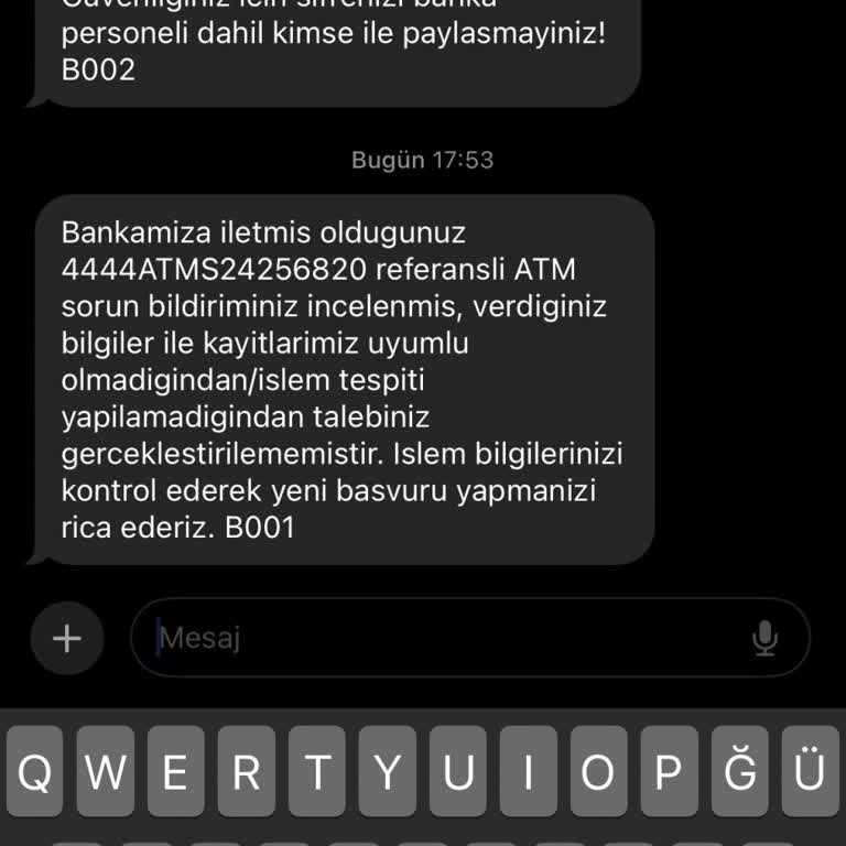 Ziraat Bankası Paramı Yuttu Ve Paramı Geri Vermiyorlar