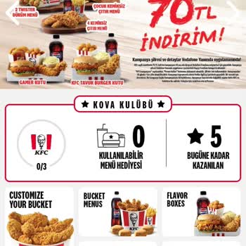 KFC A. Evler Uygulamadan Sipariş Kabul Etmiyor Y. S Kabul Ediyor