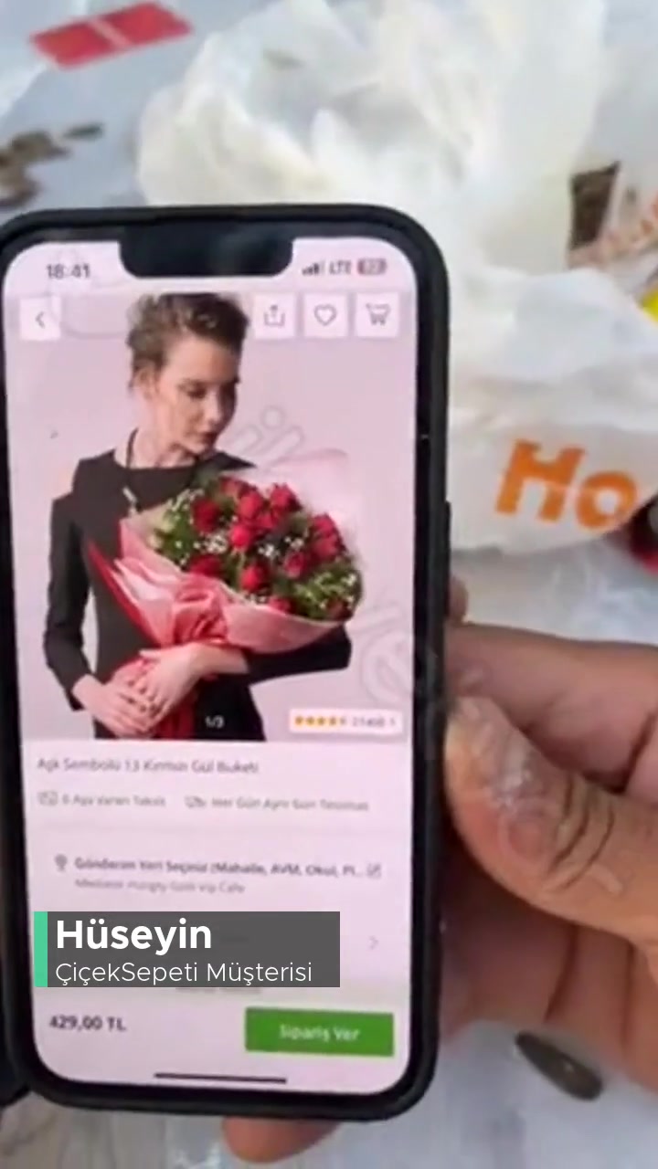 Çiçek Sepeti Aynı Boyutta Gelmeyen Çiçekler! videonun kapak resmi