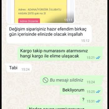 Setrem Moda (setremmoda.com) Yanlış Renk Ürün Ve İade Sorunu