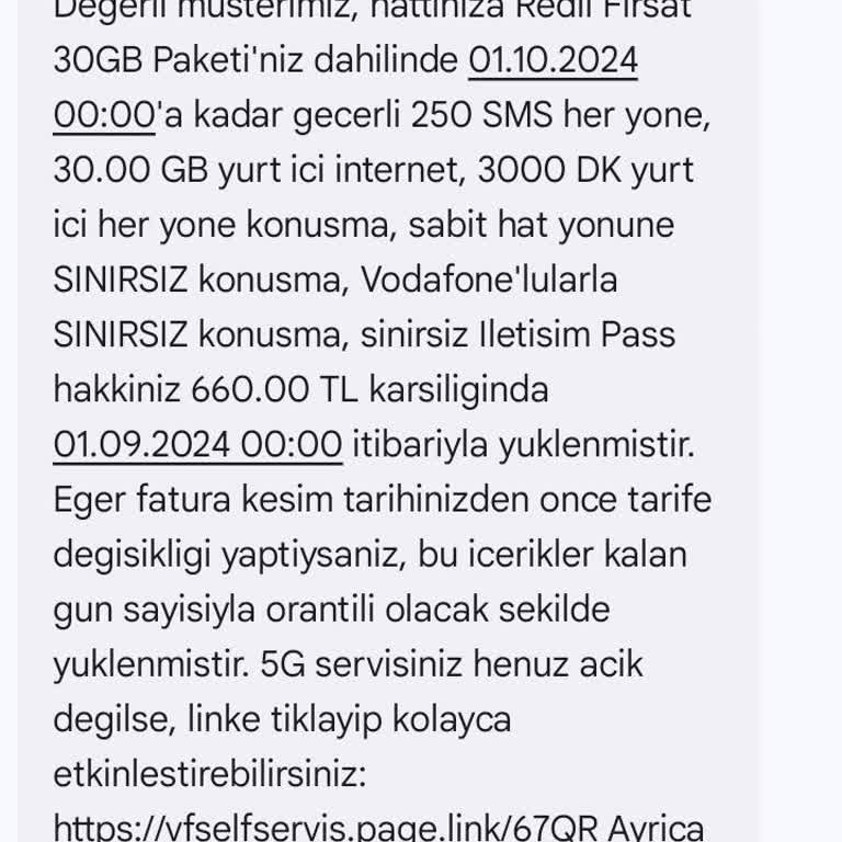 Vodafone Fatura Artışı ve Taahhüt Sorunu