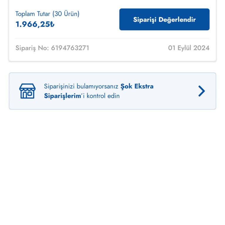 Şok Marketler Eksik Gönderilen Sipariş