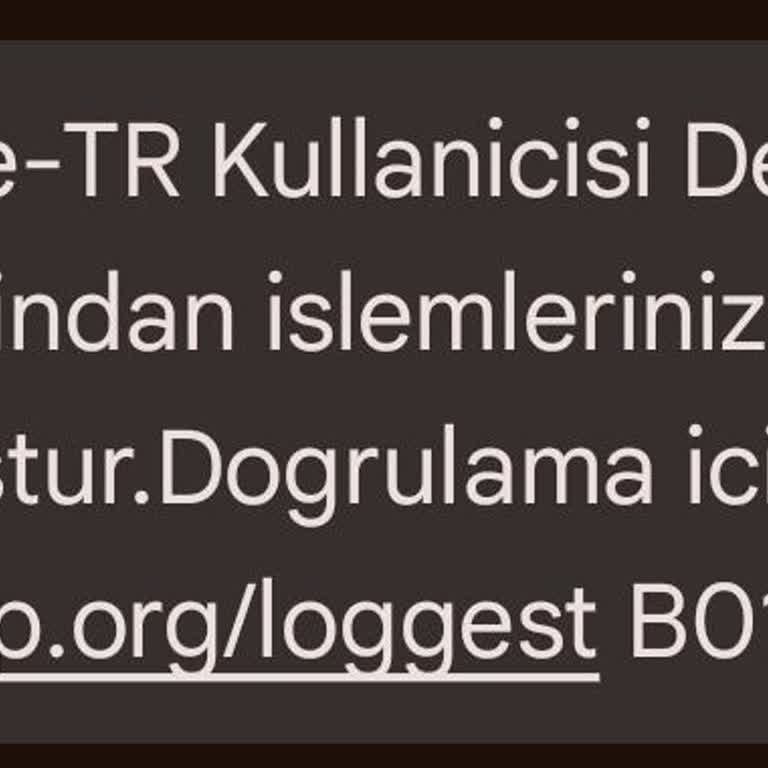 Yanlış Mesaj Bildirimi Hakkında Acil Açıklama Talebi