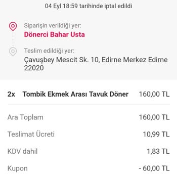 Yemek Sepeti Ödeme Dayatması