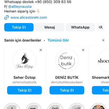 Alice Store Kusurlu Ürünü Kabul Etmeyen Instagram Satış Sayfası